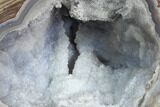 Crystal Filled Dugway Geode (Polished Half) #121660-1